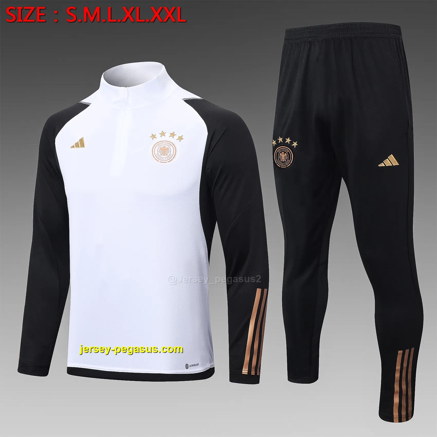 2223 half-pull German white sleeves black 2223 half-pull German white sleeves black