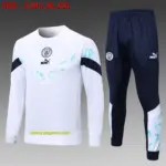 2223 round neck Manchester City white