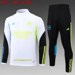 2324 Half Pull Arsenal White