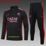 2324 Half Pull Jordan Paris Black (Shoulder Red-Paris