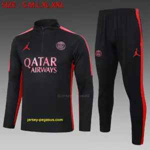2324 Half Pull Jordan Paris Black (Shoulder Red-Paris