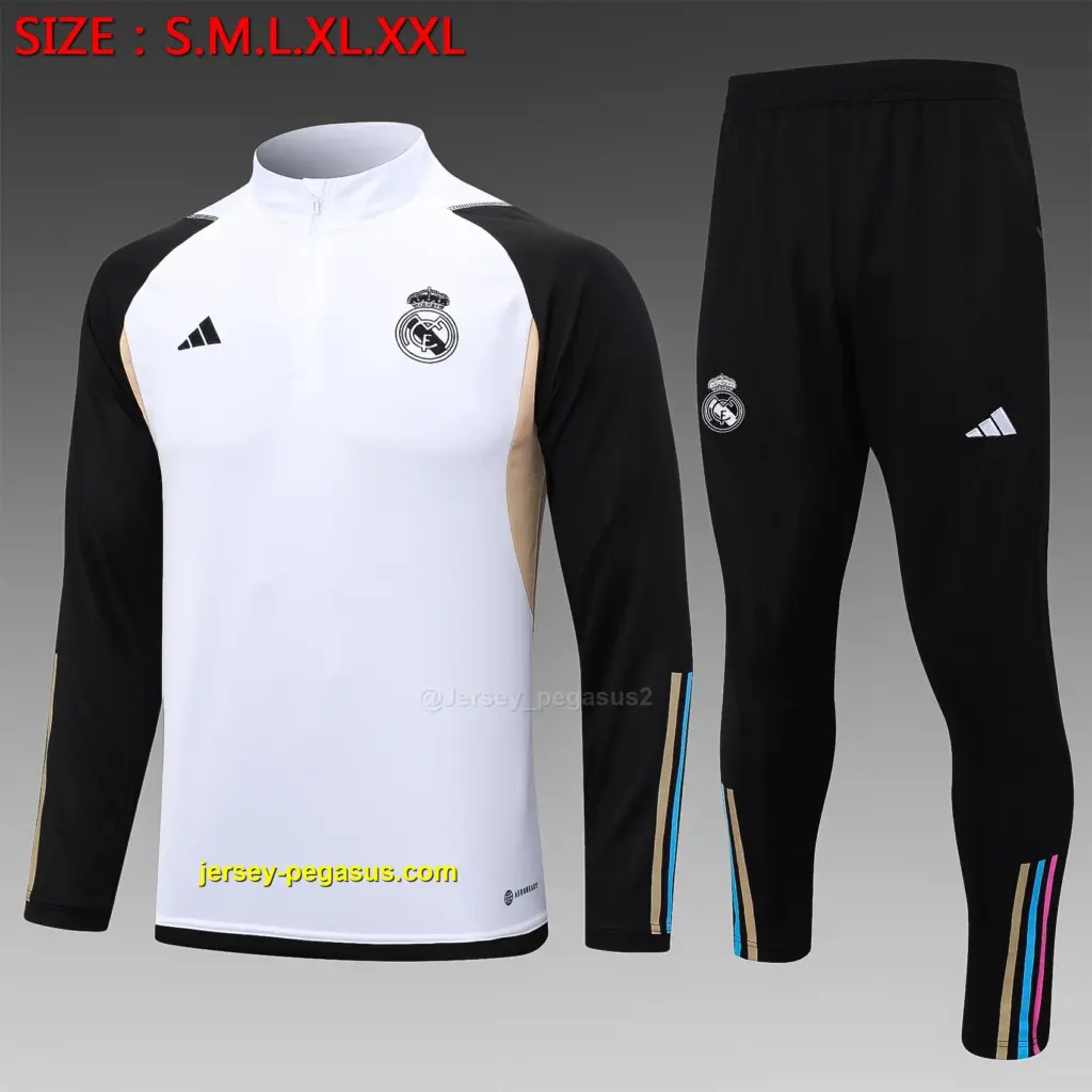 2324 Half Pull Real Madrid White