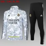 2324 Half Pull Real Madrid White (Inkjet Chinese Dragon)-Real Madrid