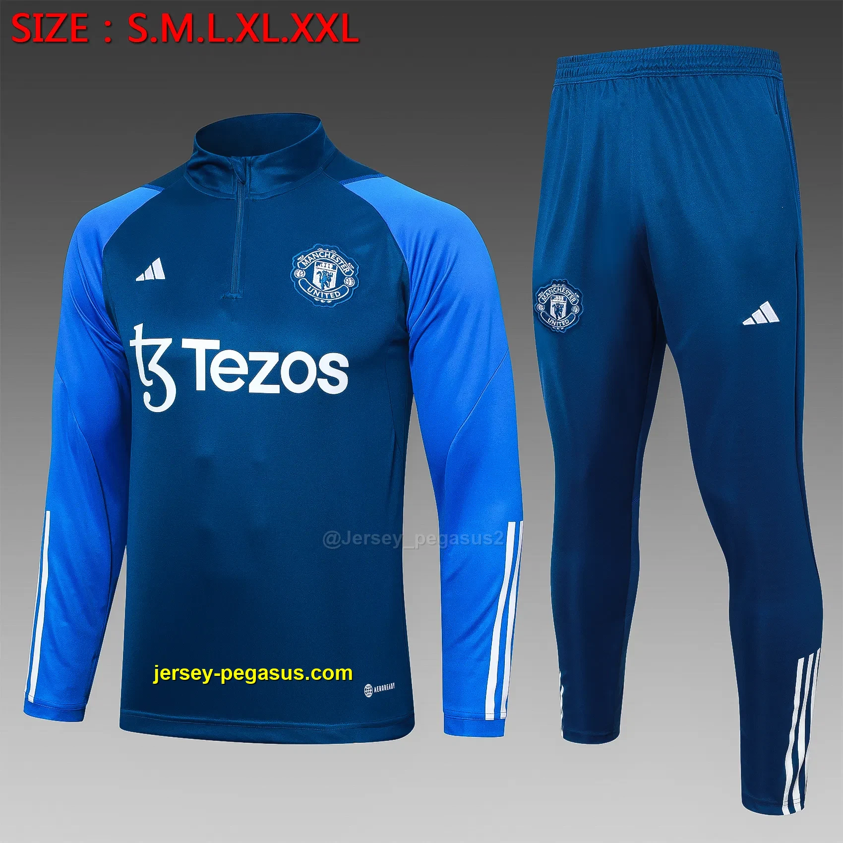 2324 Half-La Manchester United Sapphire Blue 2324 Half-La Manchester United Sapphire Blue