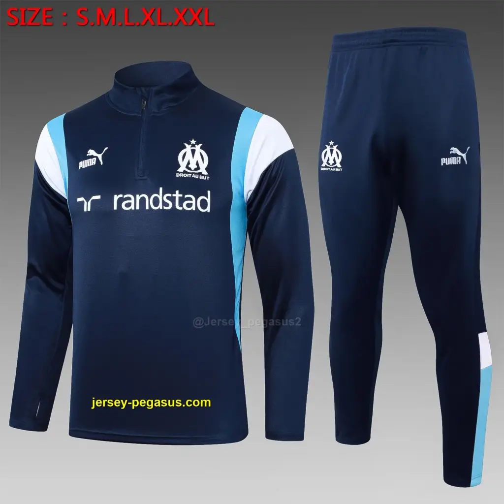 2324 Half-Large Marseille Sapphire Blue (Shoulder White Blue)