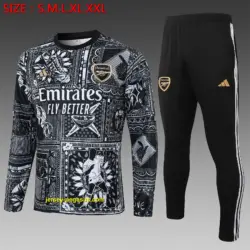 2324 Round Neck Arsenal Black Inkjet-Arsenal