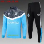 2324 half La Gremio light blue upper section black