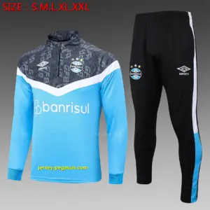 2324 half La Gremio light blue upper section black