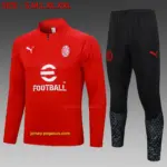 2324 half pull AC Milan red