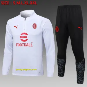 2324 half pull AC Milan white
