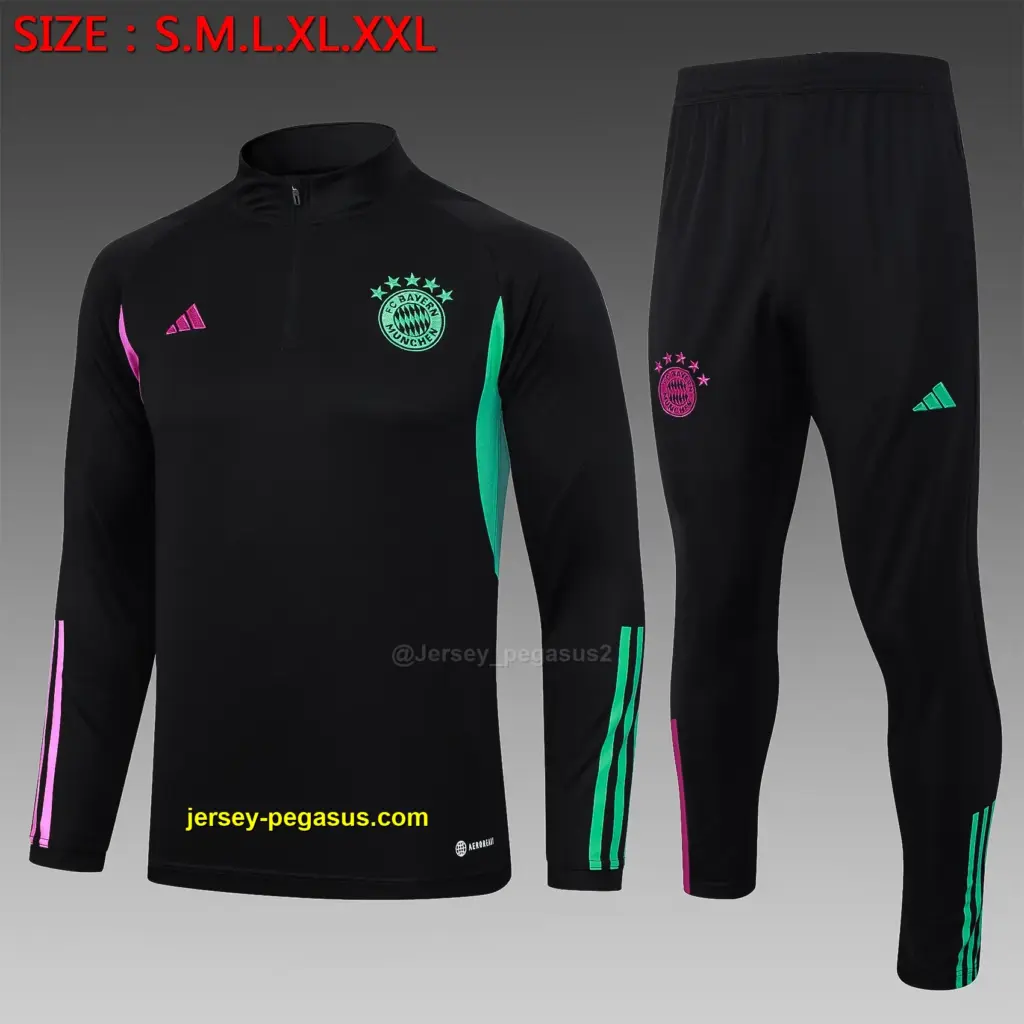 2324 half pull Bayern black