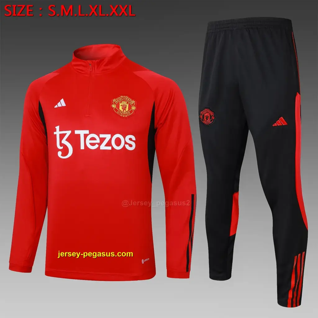 2324 half pull Manchester United red