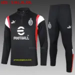 2324 half-pull AC black (white team logo)