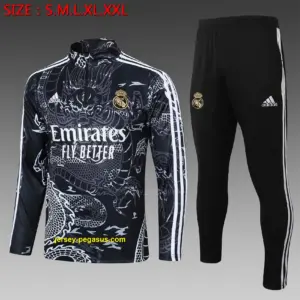 2324 half-pull Real Madrid black (inkjet)