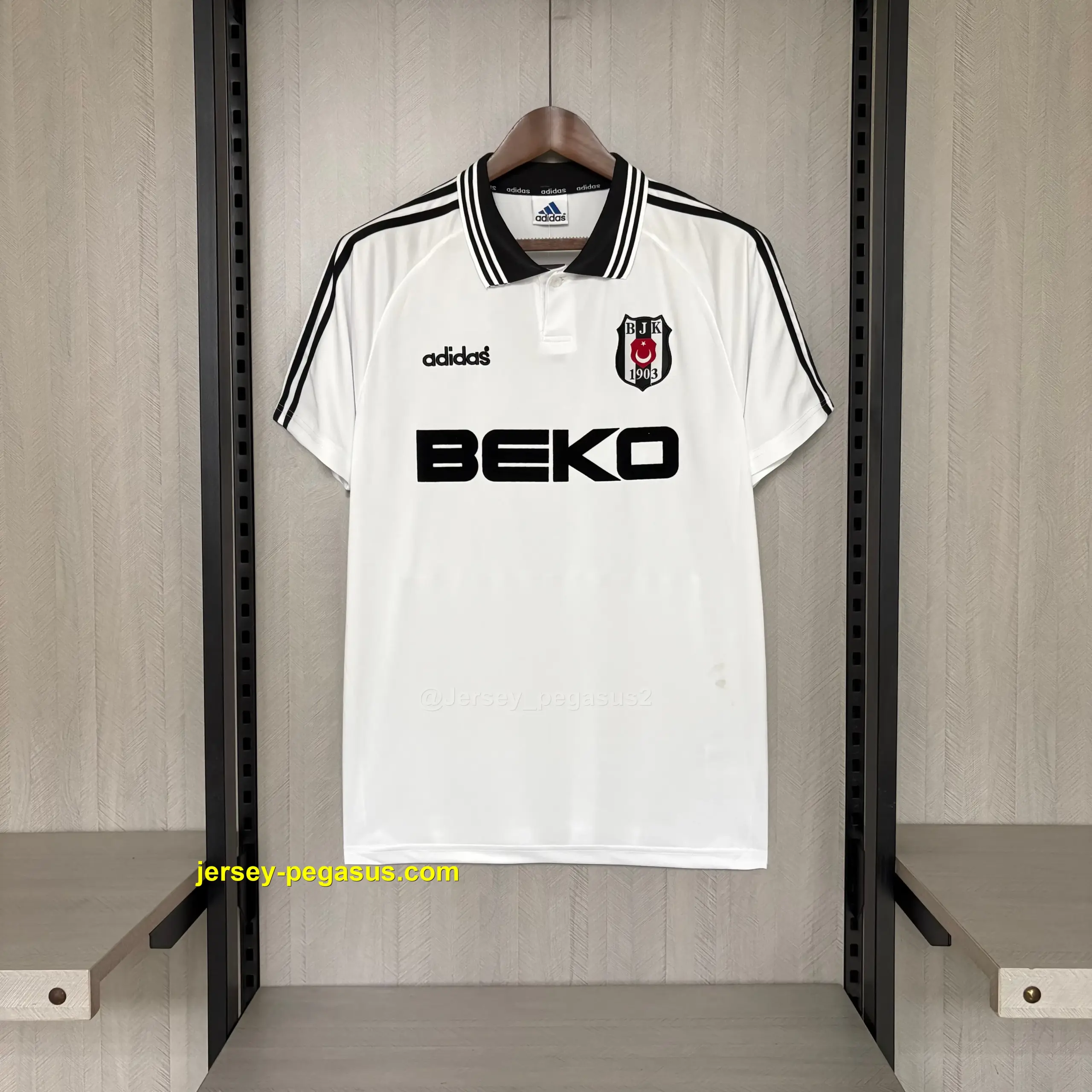 Retro Besiktas 1996-97 Home Jersey Retro Besiktas 1996-97 Home Jersey