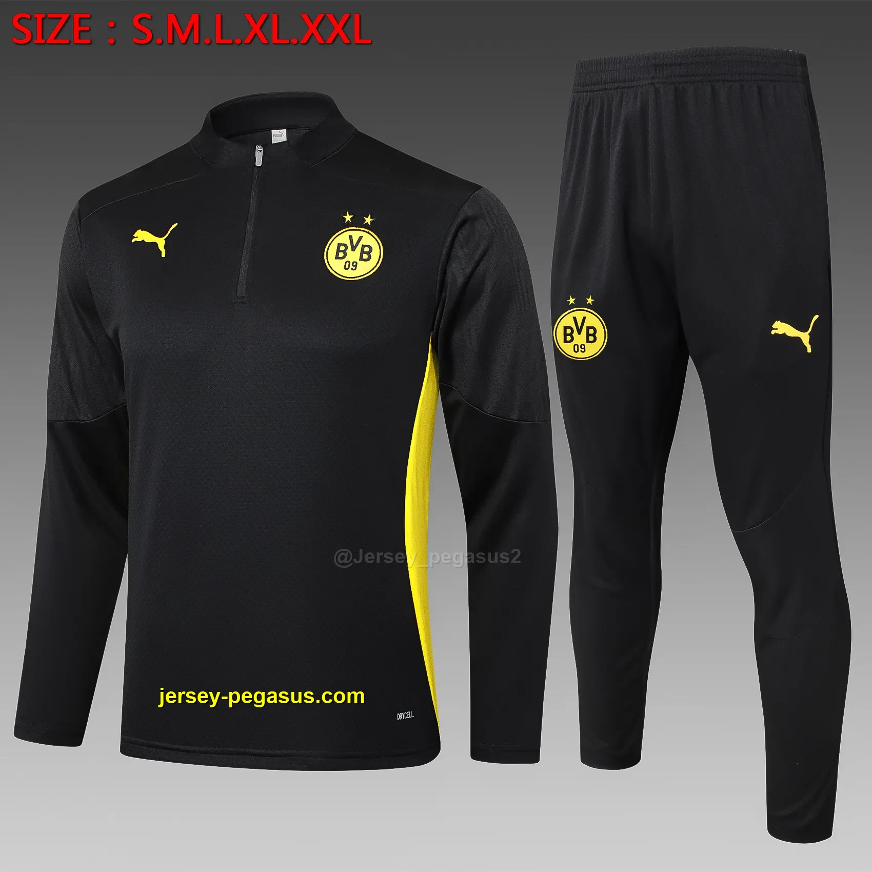 2425 Half La Dort Black (player version)--Dortmund 2425 Half La Dort Black (player version)--Dortmund