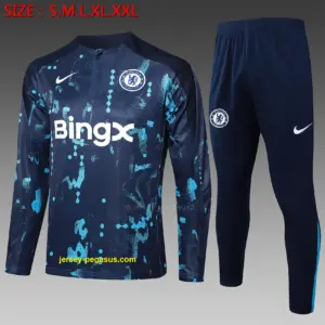 2425 Half Pull Chelsea Sapphire Blue Inkjet-Chelsea