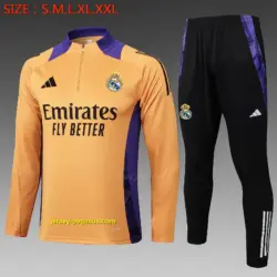 2425 Half Pull Real Madrid Orange-Real Madrid