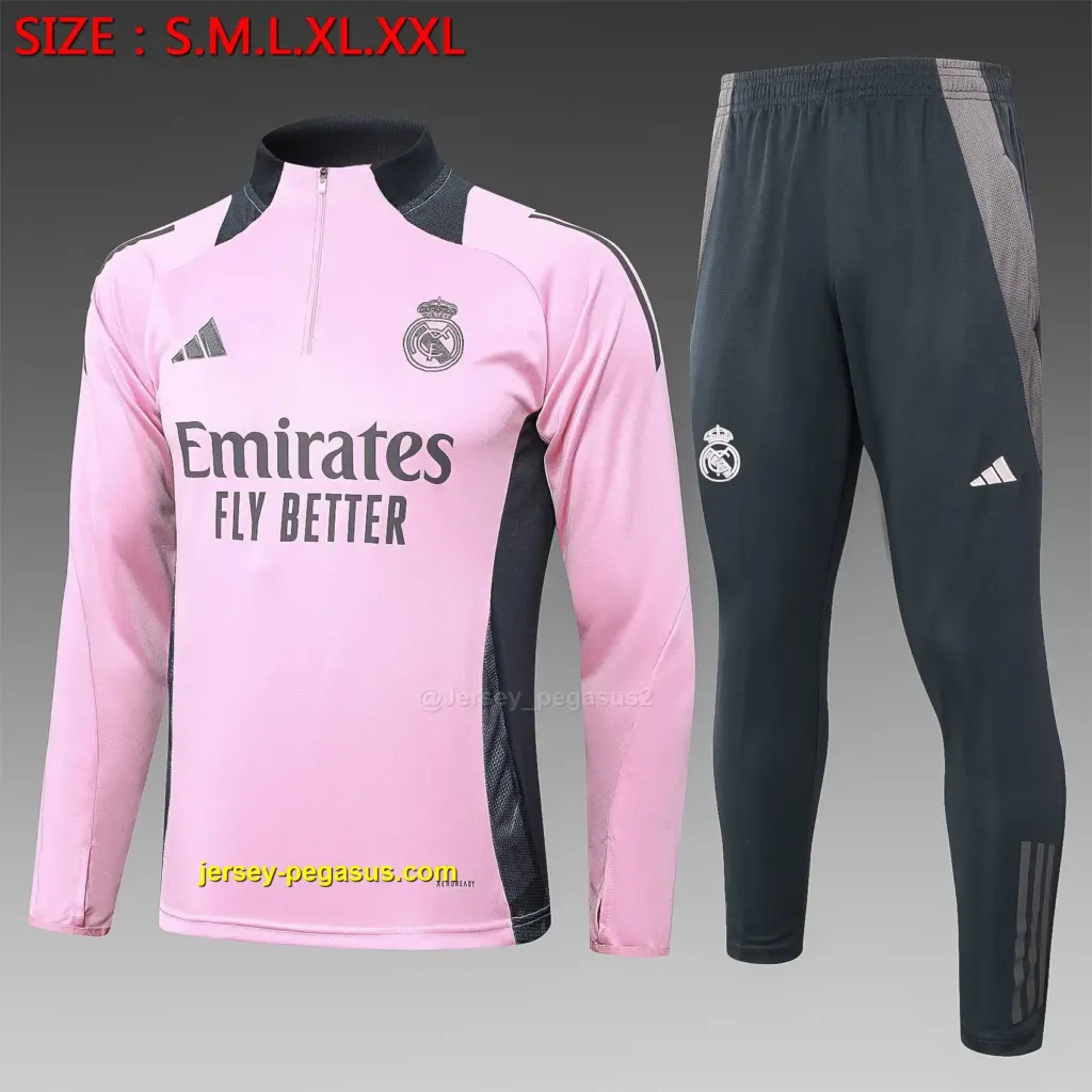 2425 Half Pull Real Madrid Pink-Real Madrid