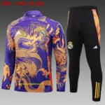 2425 Half Pull Real Madrid Purple (Inkjet Dragon)-Real Madrid