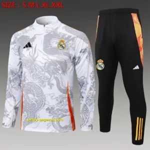 2425 Half Pull Real Madrid White (Inkjet Dragon)-Real Madrid