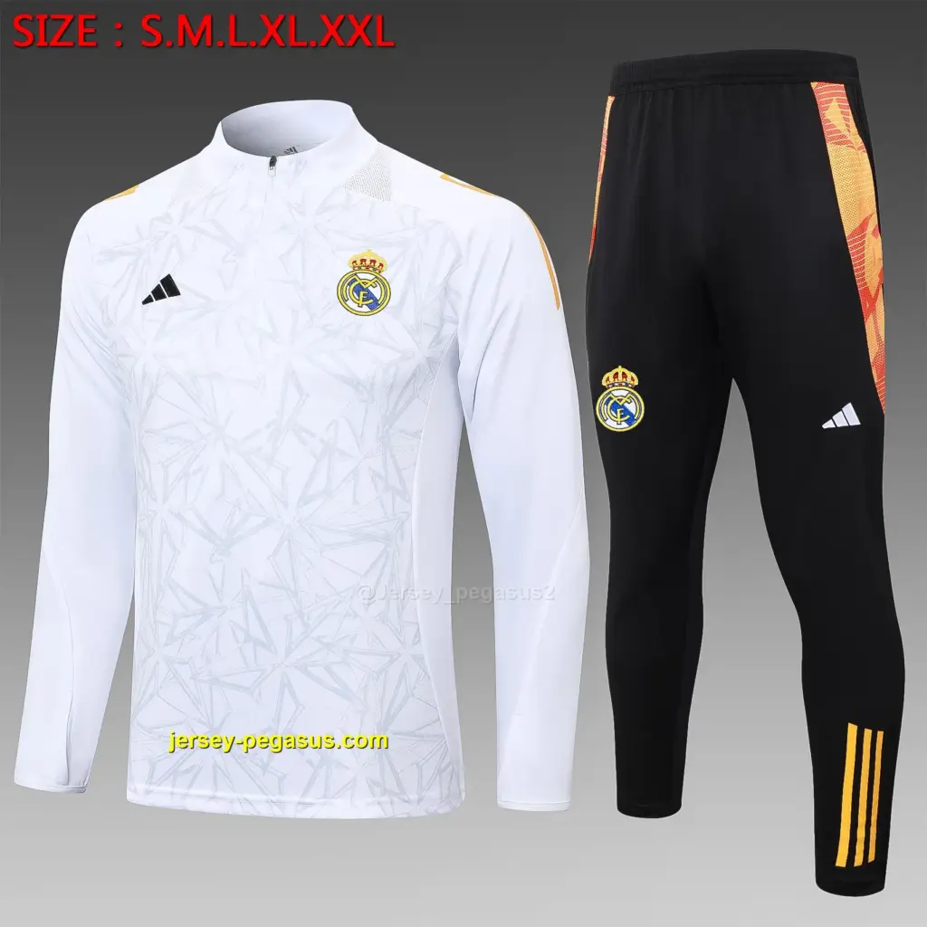 2425 Half Pull Real Madrid White Inkjet-Real Madrid