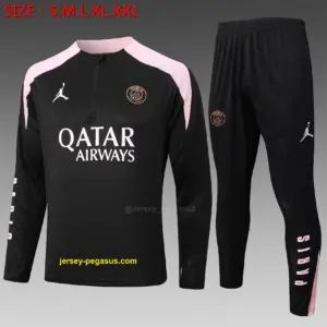 2425 Half-Zip Jordan Paris Black Player Edition (Shoulder Pink)-Paris