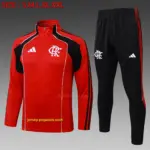 2425 half flamenco red (black color)-Flamengo