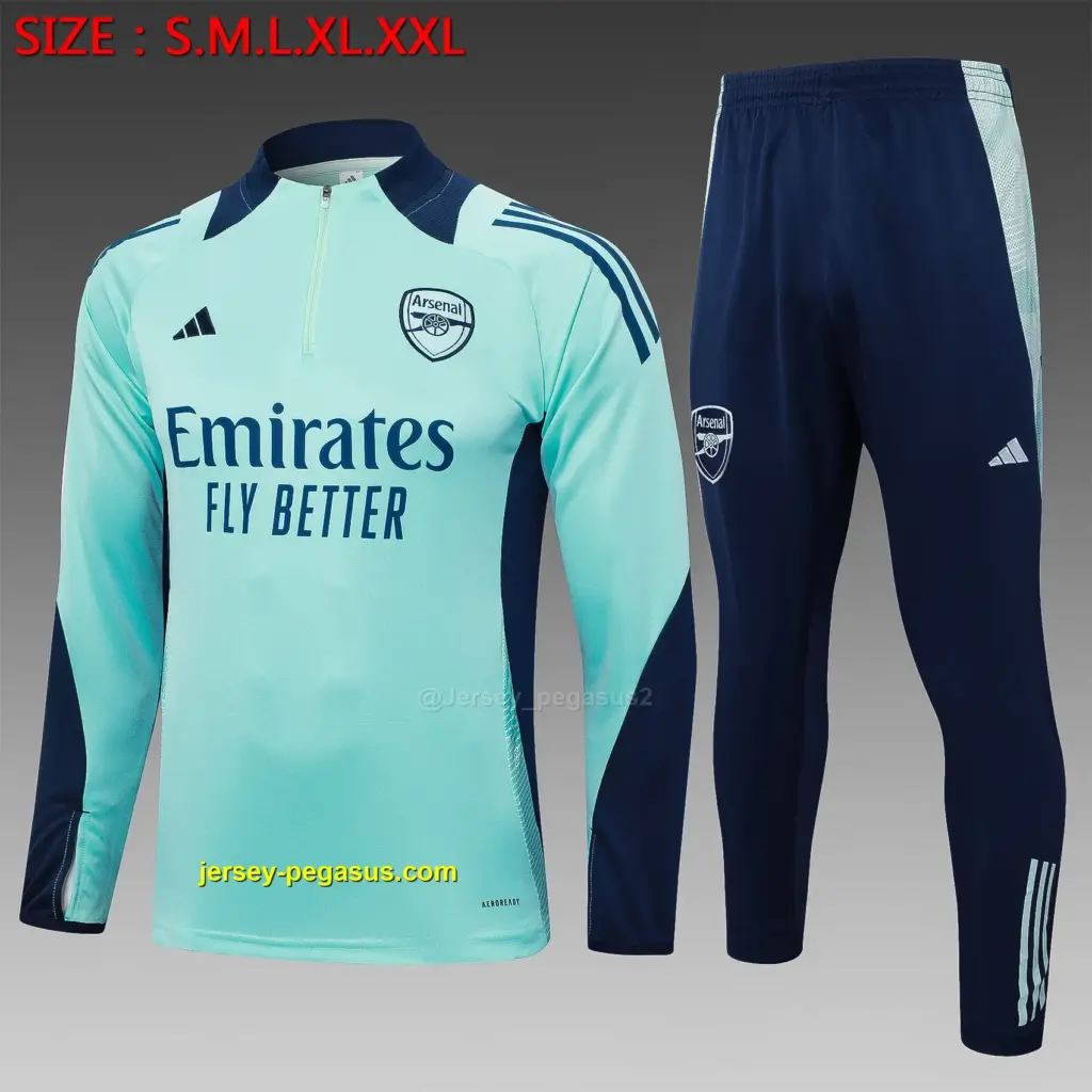 2425 half pull Arsenal light green-Arsenal