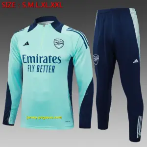 2425 half pull Arsenal light green-Arsenal