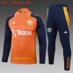 2425 half pull Manchester United Orange-Manchester United