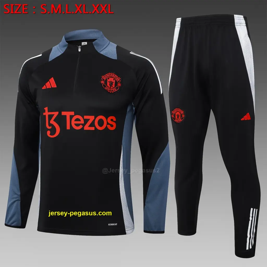 2425 half pull Manchester United black-Manchester United