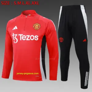 2425 half pull Manchester United red-Manchester United