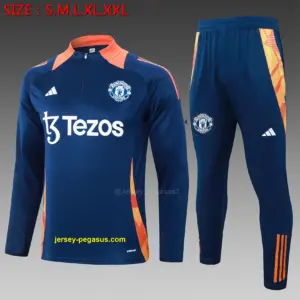 2425 half pull Manchester United sapphire blue-Manchester United