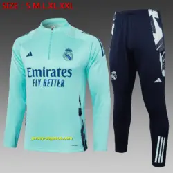 2425 half pull Real Madrid light green-Real Madrid