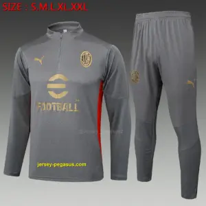 2425 half-pull AC Milan gray (player version)-AC Milan
