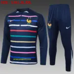 2425 half-pull French royal blue stripe-France