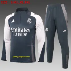 2425 half-pull Real Madrid gray-Real Madrid
