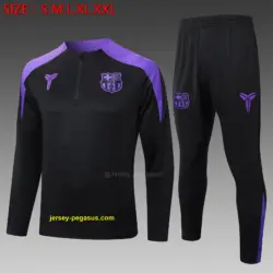 2526 Half La Barcelona black (shoulder purple)-Barcelona