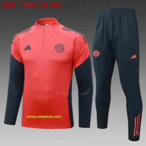 2526 Half Pull Bayern Orange-Bayern Munich