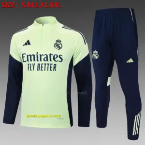 2526 Half Pull Real Madrid Light Green Version-Real Madri