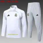 2526 Half Pull Real Madrid White Gray-Real Madri
