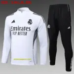 2526 Half Pull Real Madrid White-Real Madri