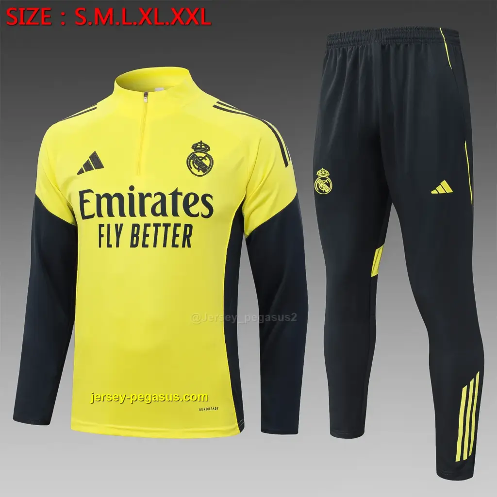 2526 Half Pull Real Madrid Yellow-Real Madri