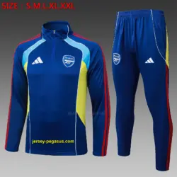 2526 Half-Large Arsenal Colorful Retro Version (Blue and Yellow Color)-Ar