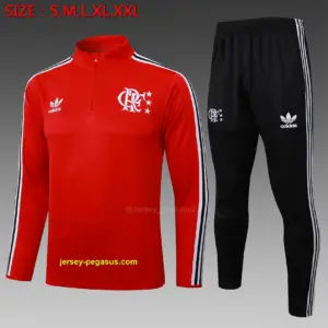 2526 half flamenco red retro version-Flamengo