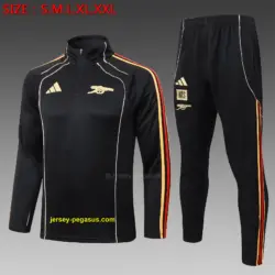 2526 half pull Arsenal black retro version-Arsenal