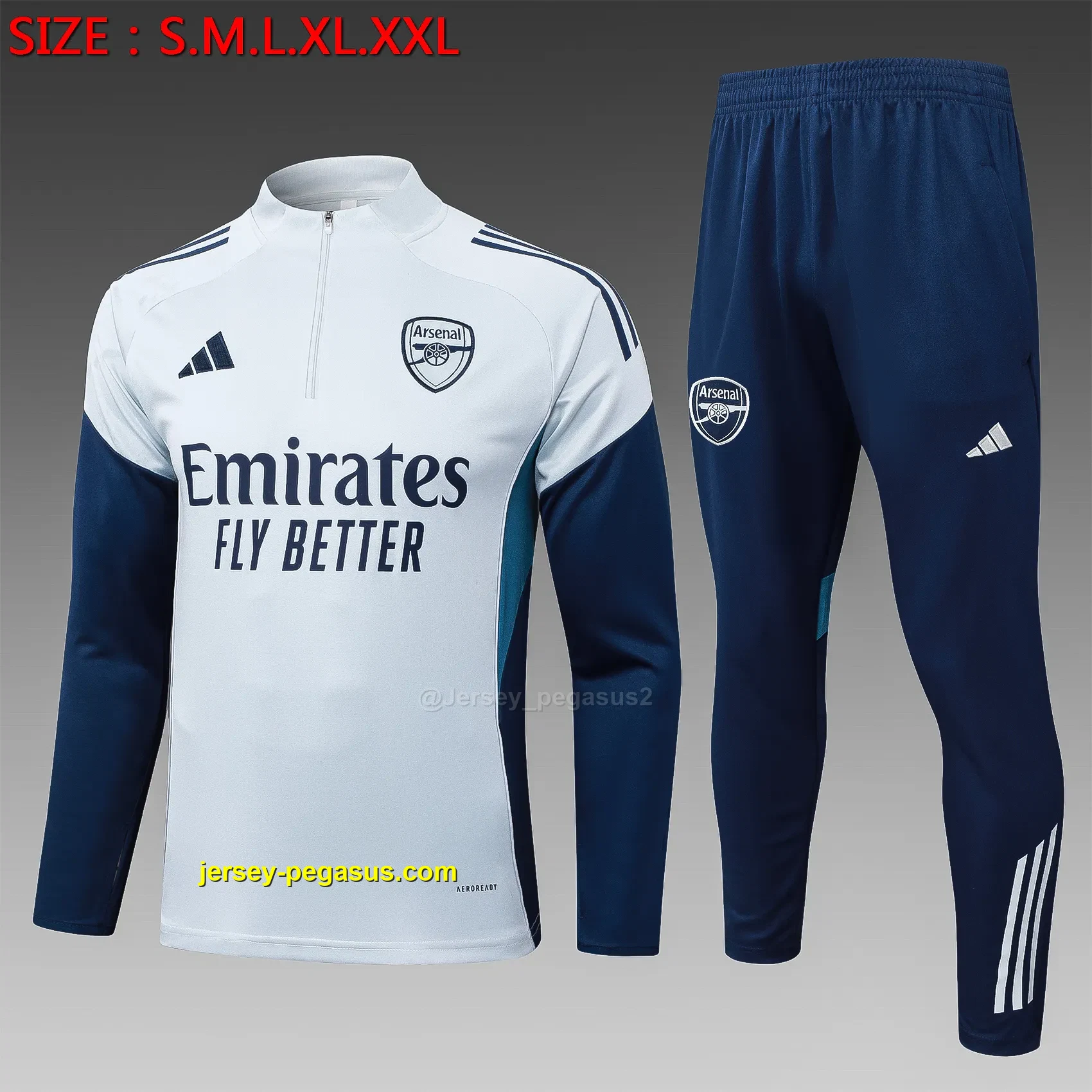 2526 half pull Arsenal gray-Arsenal 2526 half pull Arsenal gray-Arsenal
