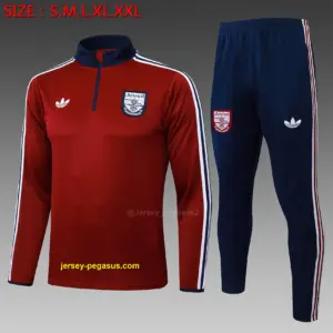 2526 half pull Arsenal maroon (Baolan collar)-Arsenal