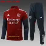 2526 half pull Arsenal maroon (white team emblem)-Arsenal
